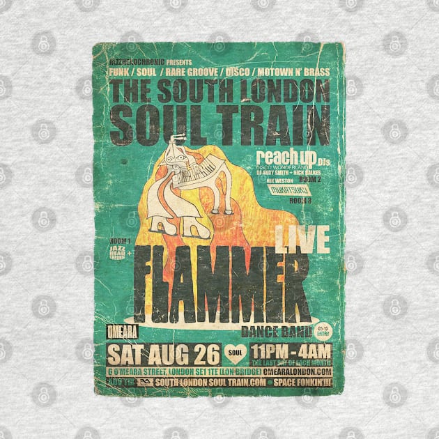 POSTER TOUR - SOUL TRAIN THE SOUTH LONDON 173 by Promags99